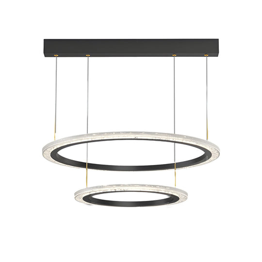 Simple Ring Chandelier with 3-Step Dimming