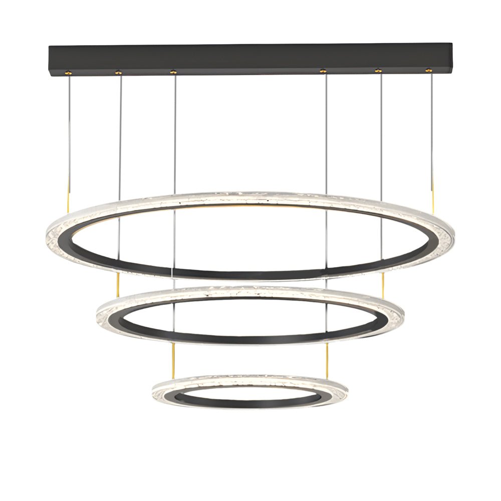 Simple Ring Chandelier with 3-Step Dimming