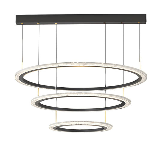 Simple Ring Chandelier with 3-Step Dimming
