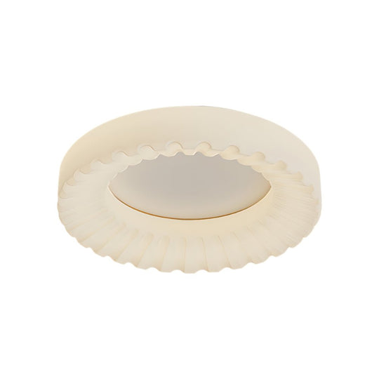 Simple Round Acrylic 3-Step Dimming LED Ceiling Light