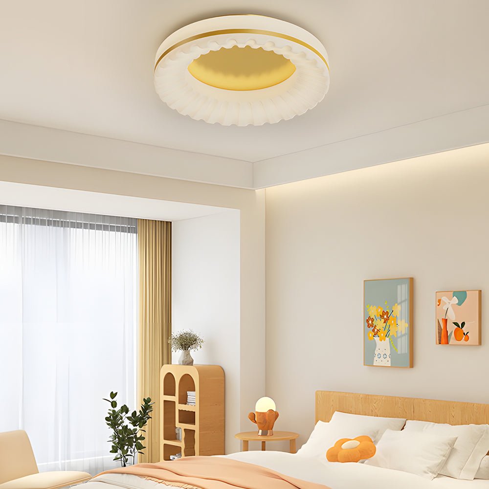 Simple Round Acrylic 3-Step Dimming LED Ceiling Light