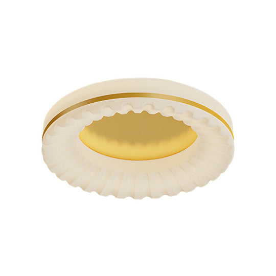 Simple Round Acrylic 3-Step Dimming LED Ceiling Light