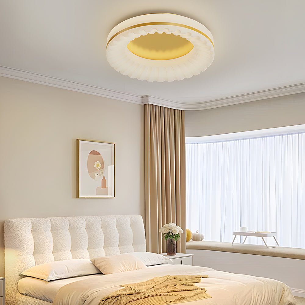 Simple Round Acrylic 3-Step Dimming LED Ceiling Light