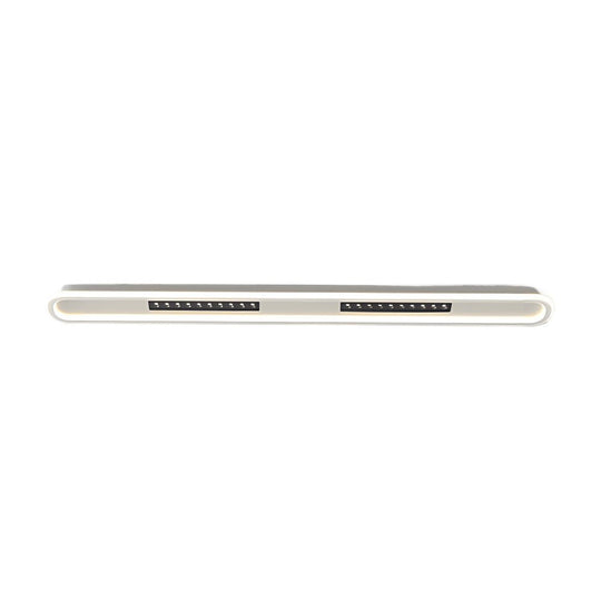Modern Rounded Rectangular LED Ceiling Light – 3-Step Dimming