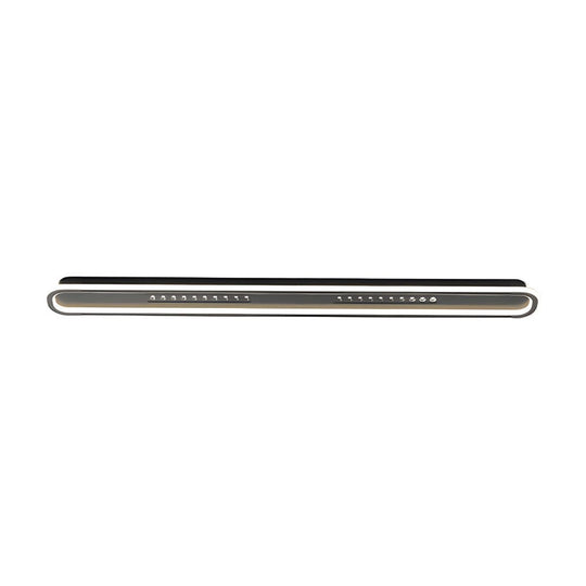 Modern Rounded Rectangular LED Ceiling Light – 3-Step Dimming