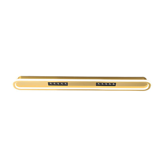Modern Rounded Rectangular LED Ceiling Light – 3-Step Dimming