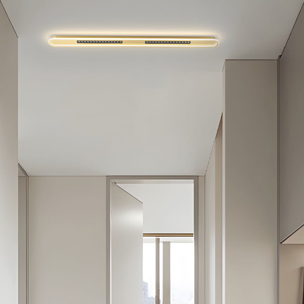 Modern Rounded Rectangular LED Ceiling Light – 3-Step Dimming