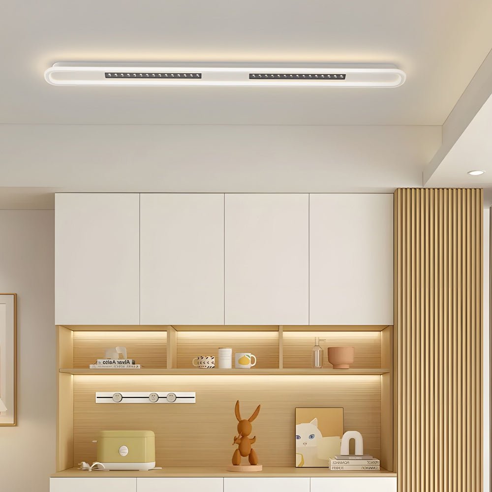 Modern Rounded Rectangular LED Ceiling Light – 3-Step Dimming