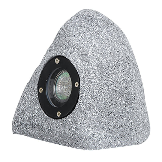 Resin Stone-Inspired Warm LED Garden Light Outdoor Illumination
