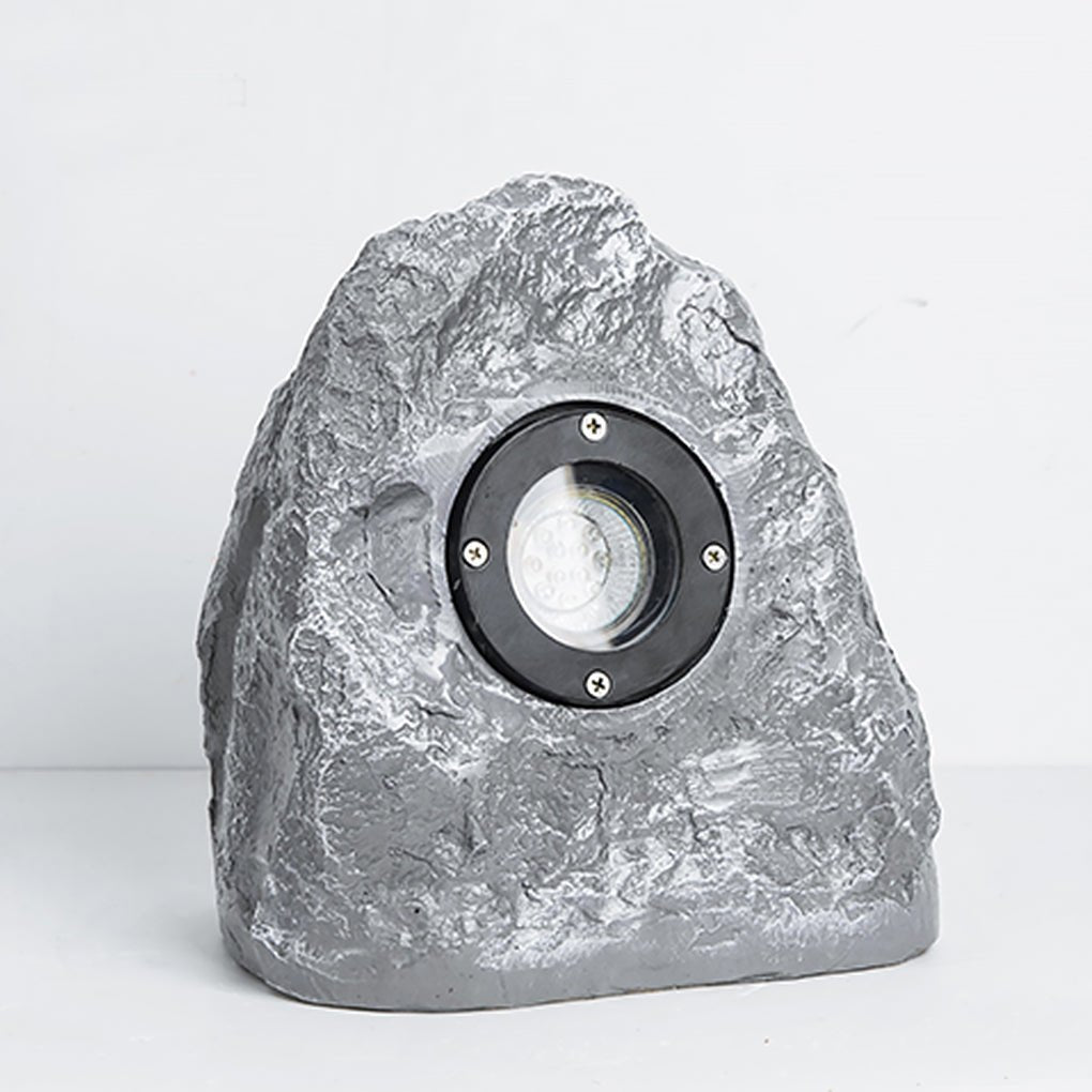 Resin Stone-Inspired Warm LED Garden Light Outdoor Illumination