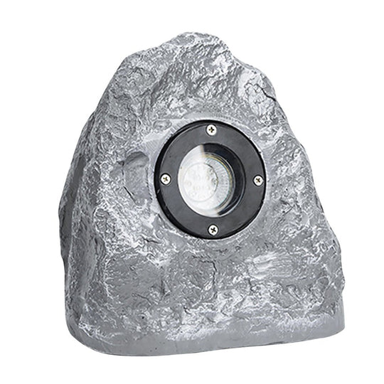 Resin Stone-Inspired Warm LED Garden Light Outdoor Illumination