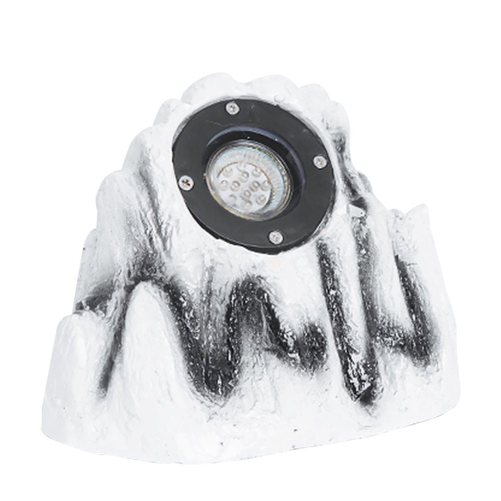 Resin Stone-Inspired Warm LED Garden Light Outdoor Illumination