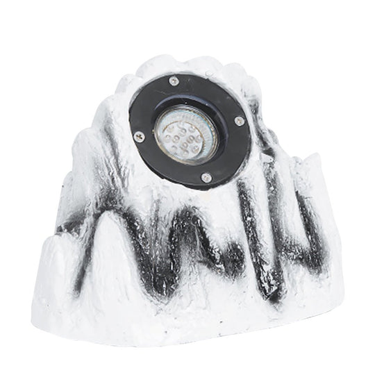 Resin Stone-Inspired Warm LED Garden Light Outdoor Illumination