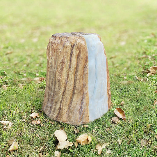 Realistic Tree Stump LED Outdoor Garden Light Cylindrical Design