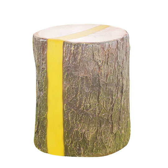 Realistic Tree Stump LED Outdoor Garden Light Cylindrical Design