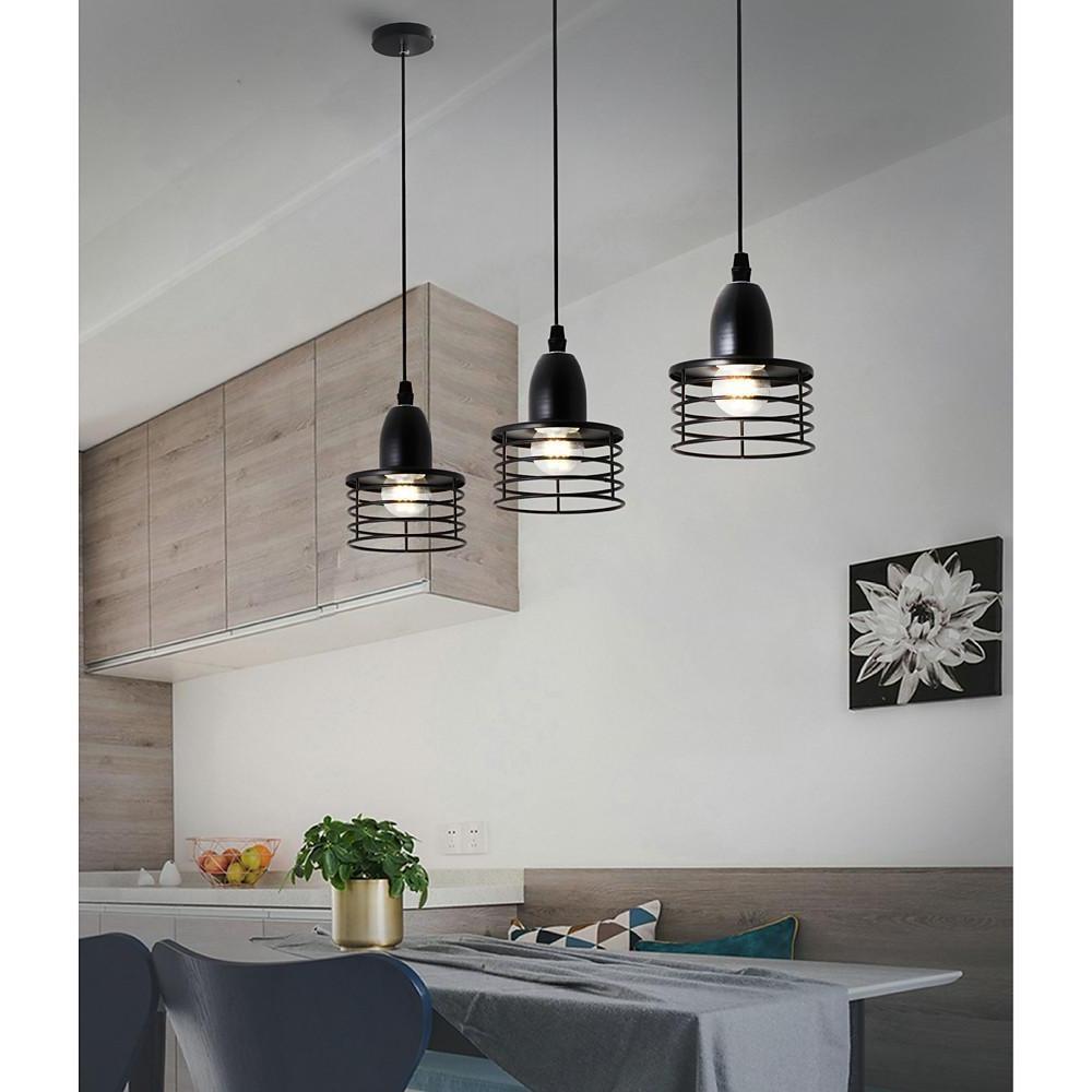 Spring Lampshade Vintage Country Pendant Light