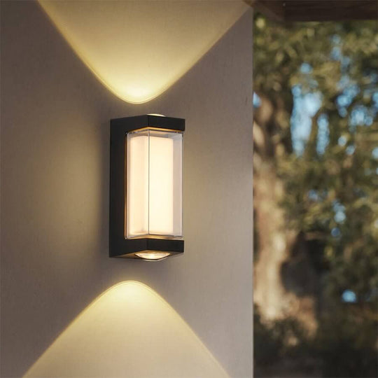 Sleek Dual-Directional Modern LED Outdoor Wall Light