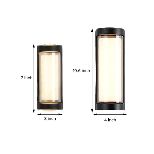 Sleek Dual-Directional Modern LED Outdoor Wall Light