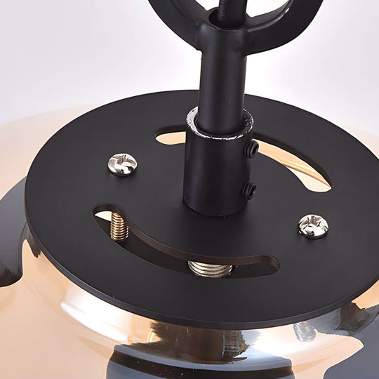 Industrial Glass Can LED Pendant Light