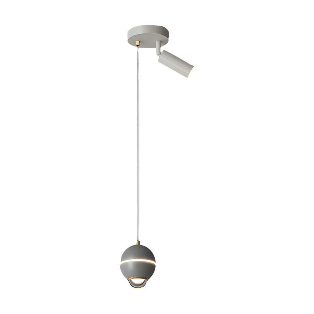 Modern Metal Ball Pendant Light – LED with 3-Step Dimming
