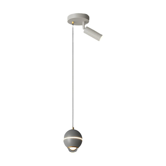 Modern Metal Ball Pendant Light – LED with 3-Step Dimming