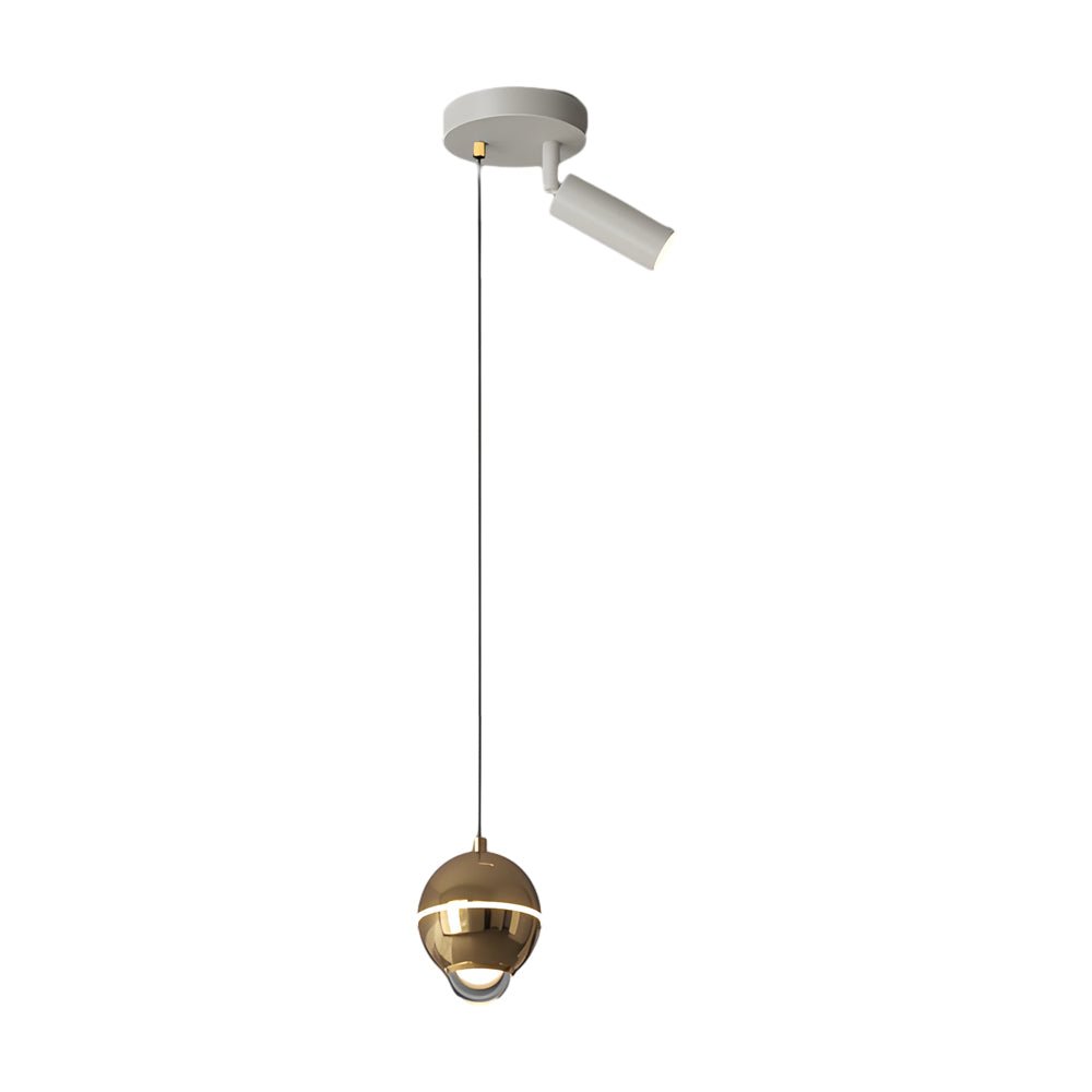 Modern Metal Ball Pendant Light – LED with 3-Step Dimming