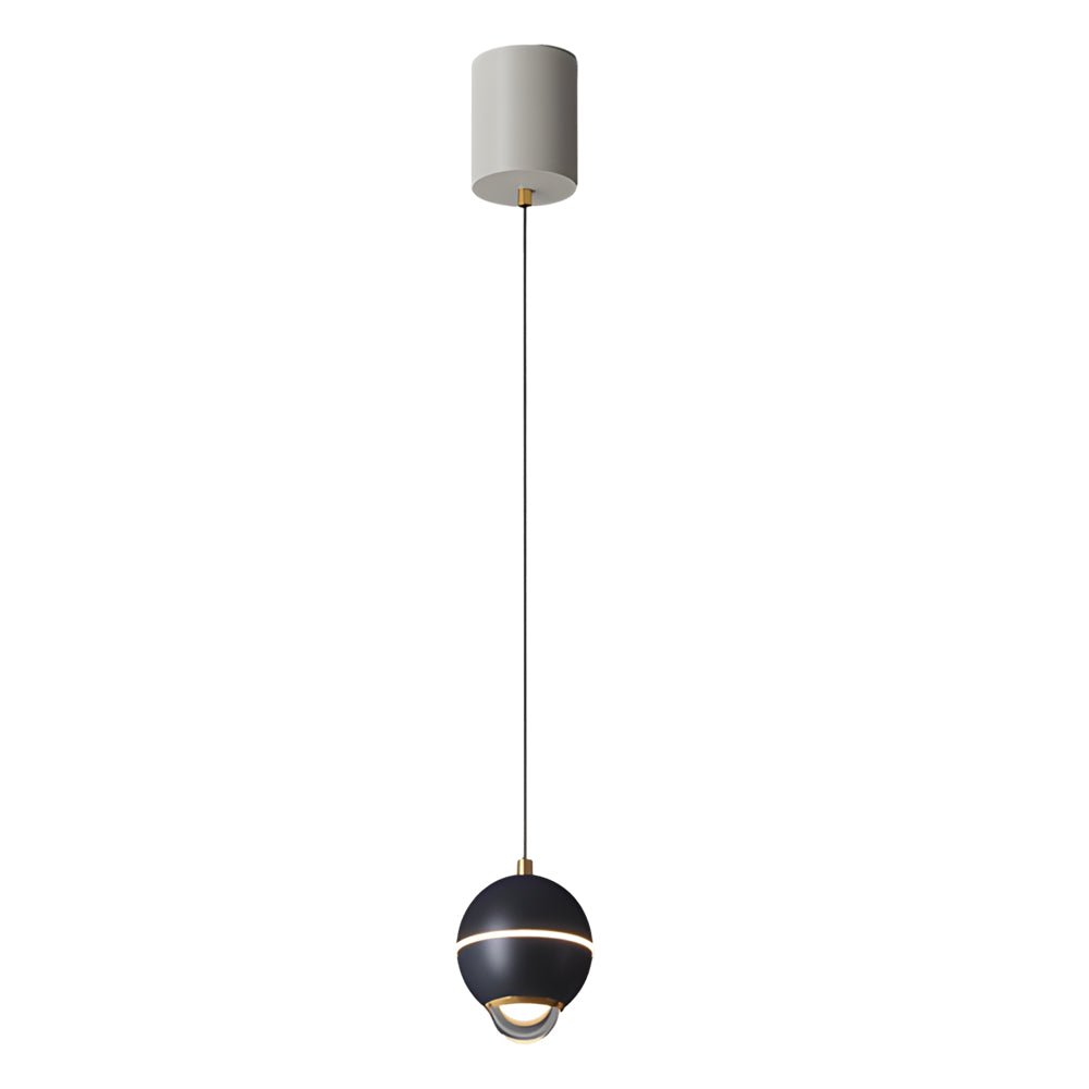 Modern Metal Ball Pendant Light – LED with 3-Step Dimming