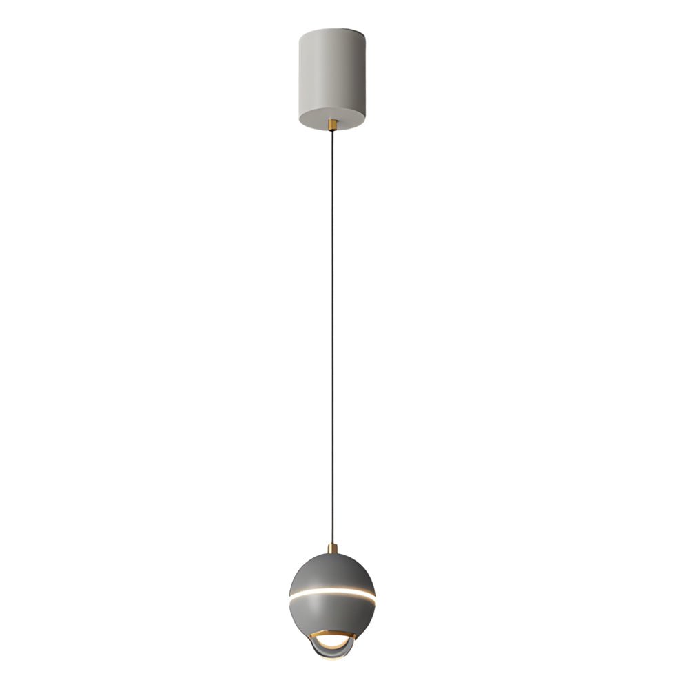 Modern Metal Ball Pendant Light – LED with 3-Step Dimming