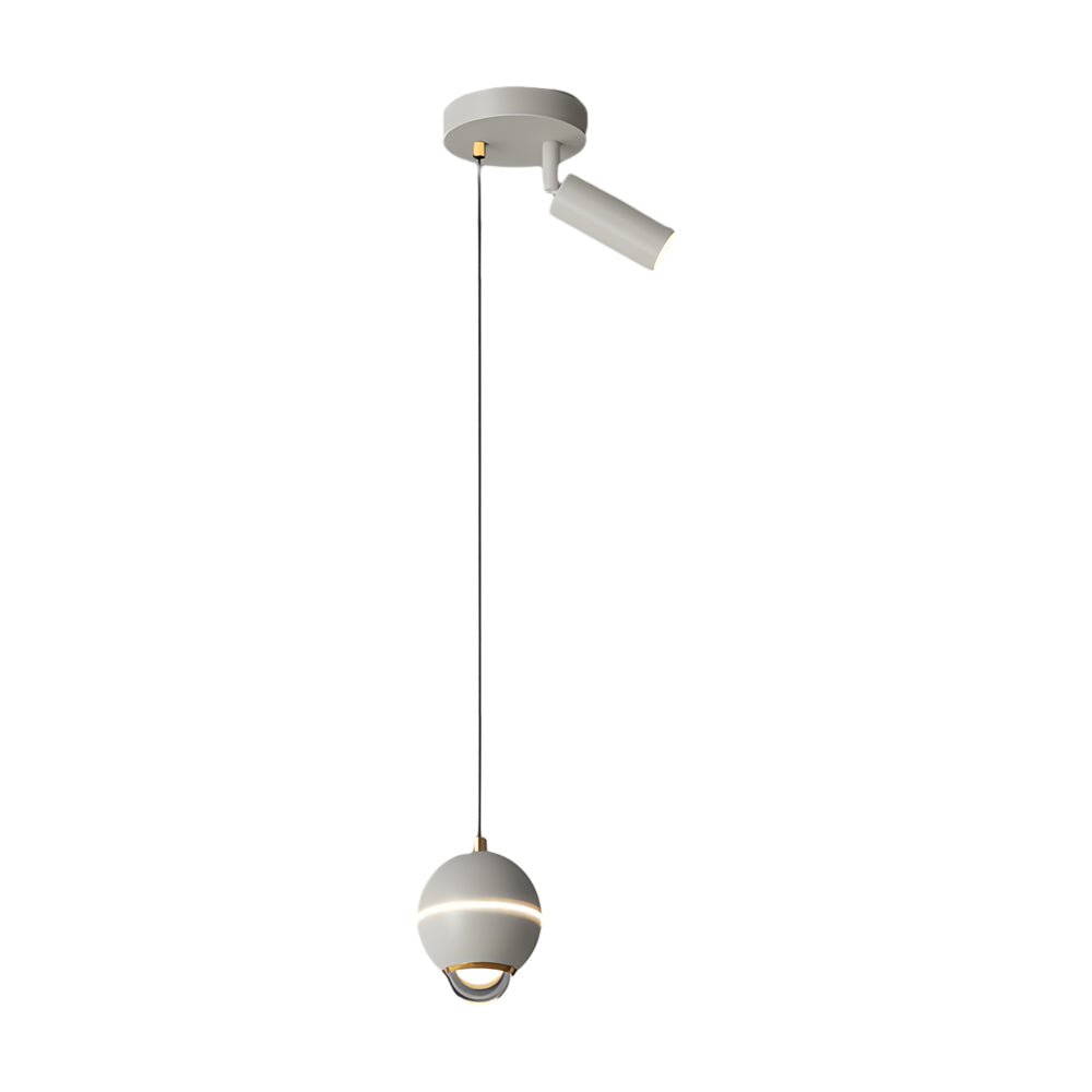 Modern Metal Ball Pendant Light – LED with 3-Step Dimming