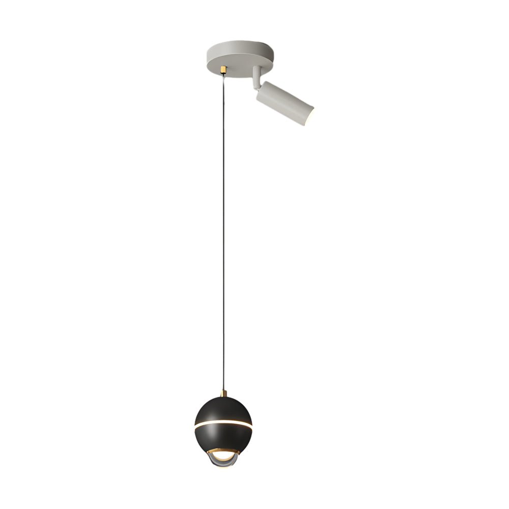 Modern Metal Ball Pendant Light – LED with 3-Step Dimming