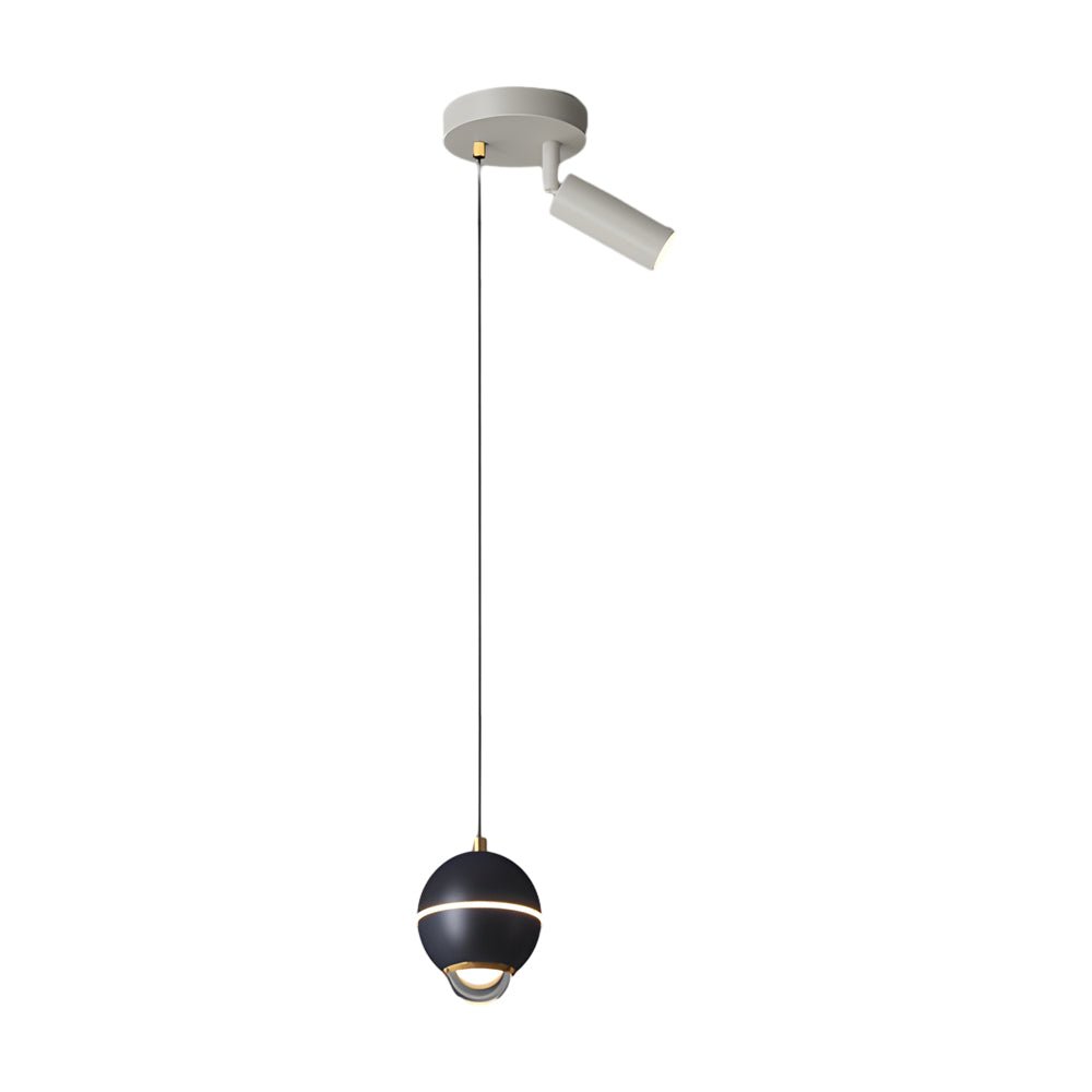 Modern Metal Ball Pendant Light – LED with 3-Step Dimming