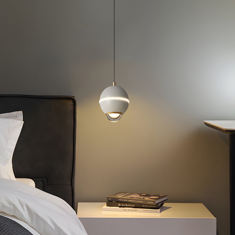 Modern Metal Ball Pendant Light – LED with 3-Step Dimming