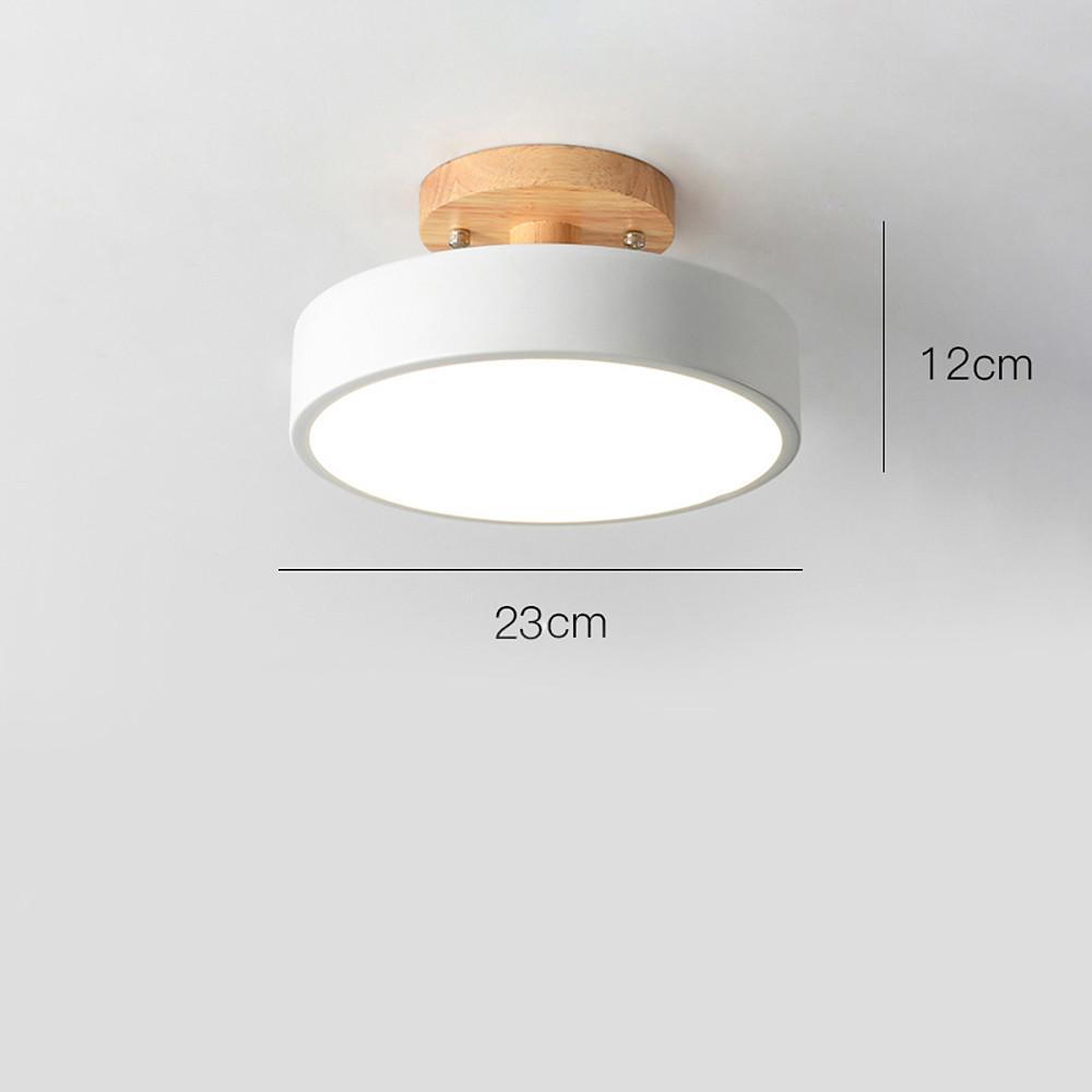 Round Shapes 3-Step Dimming LED Modern Flush Mount Ceiling Light