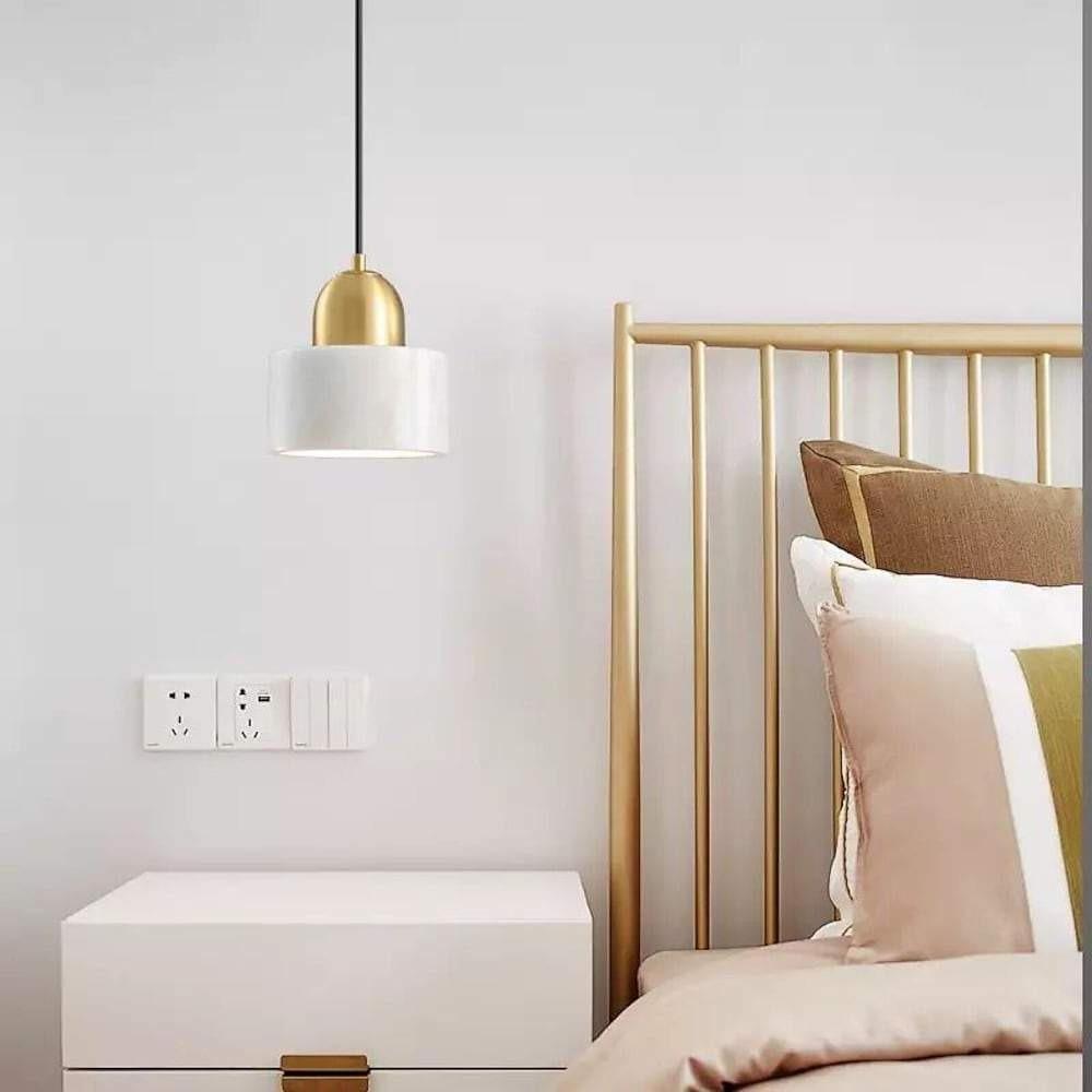 Modern Metal Marble Mini Pendant Light – Classic Artistic Design