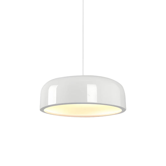 Smithfield Pendant Light – Modern Aluminum Hanging Fixture in Black/White