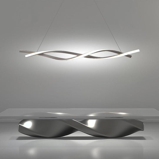 Interwoven Waves LED Modern Pendant Lighting