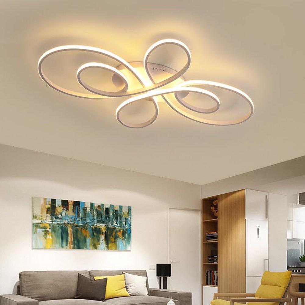 Ornate Wave Nordic LED Flush Mount Ceiling Light
