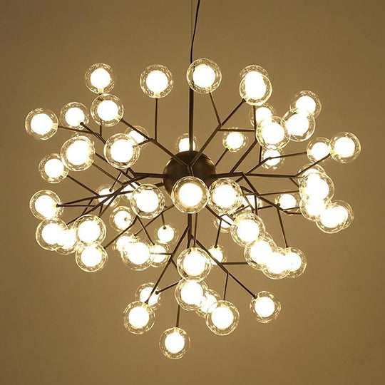 45-Light Cluster Branches Design Glass LED Modern Chandelier