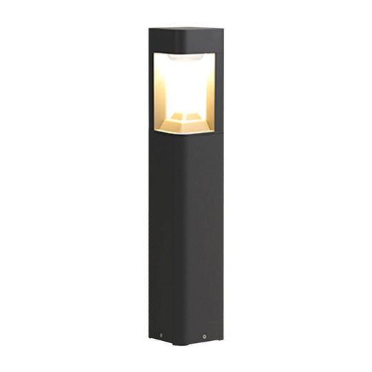 Triple Side Emitting Solar LED Garden Bollard Lights Heart Design & Weatherproof