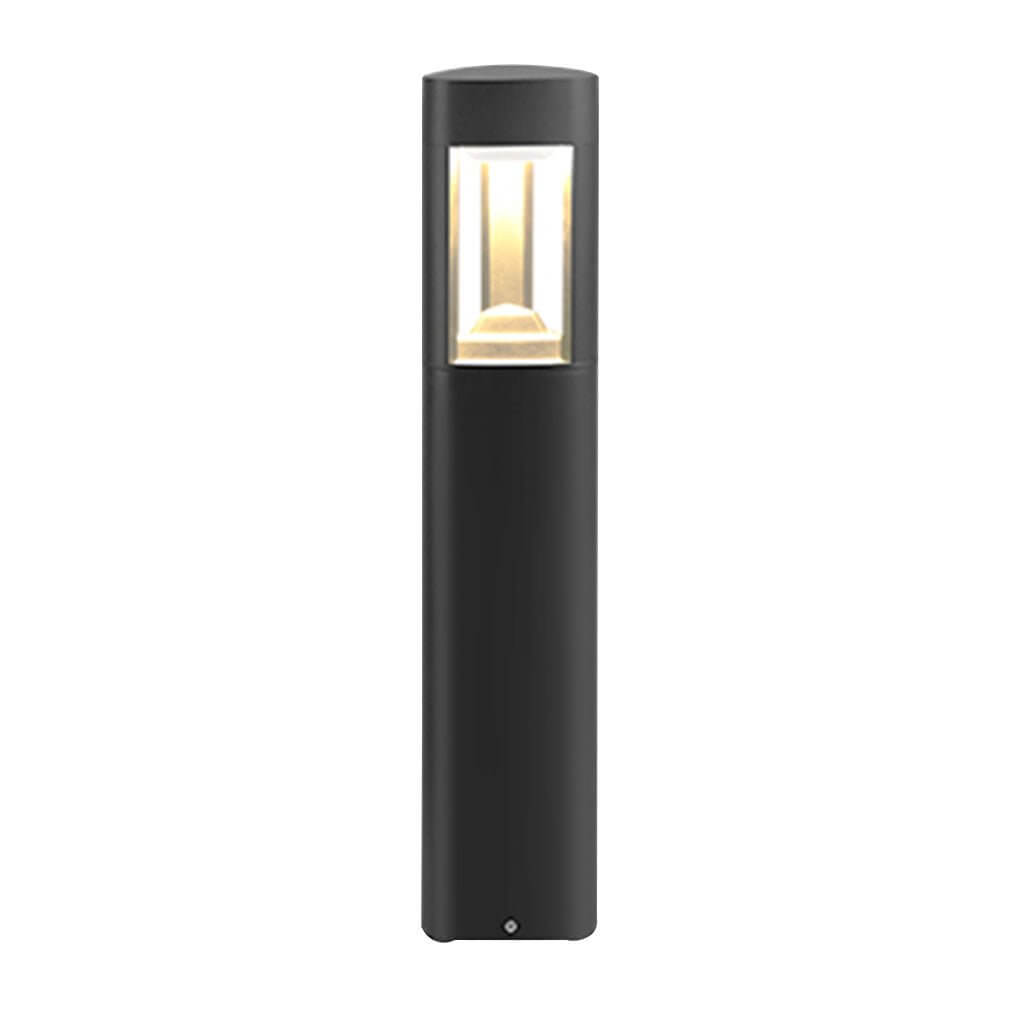 Triple Side Emitting Solar LED Garden Bollard Lights Heart Design & Weatherproof