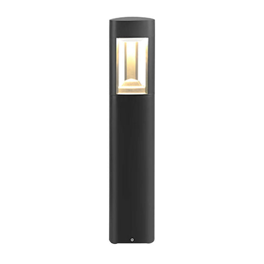 Triple Side Emitting Solar LED Garden Bollard Lights Heart Design & Weatherproof