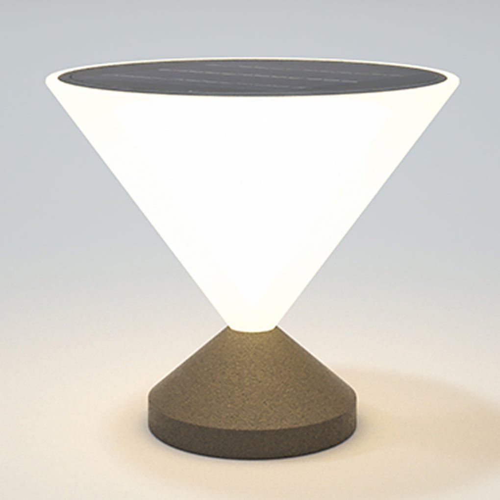 Solar Outdoor Waterproof LED Post Light for Courtyard