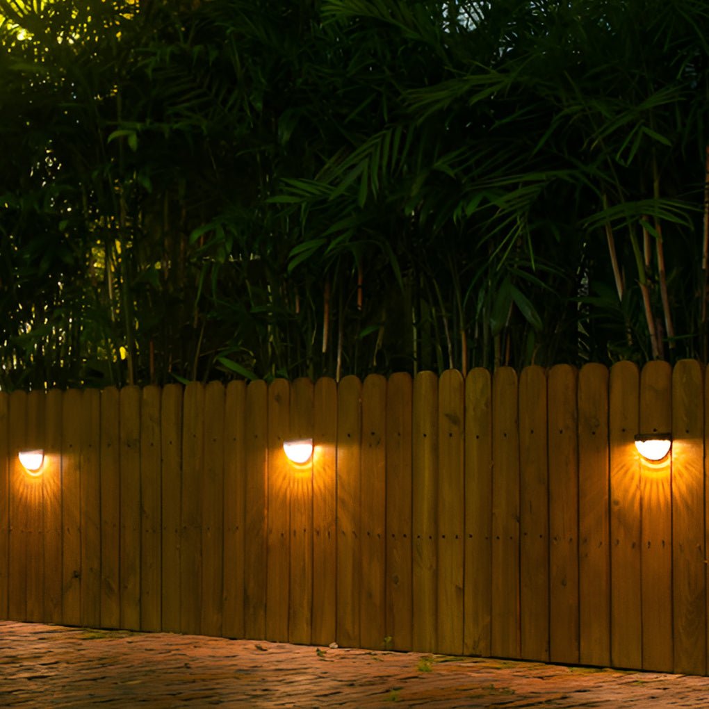 4 Pcs Solar Stair LED Outdoor Step Lights