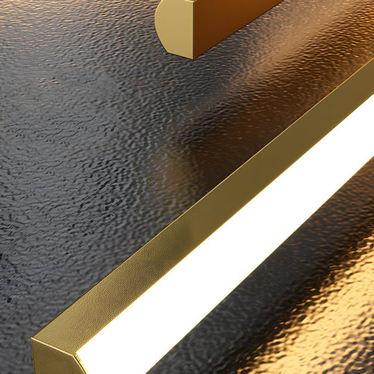 Spiral Linear Modern LED Ceiling Fan – Black / Gold