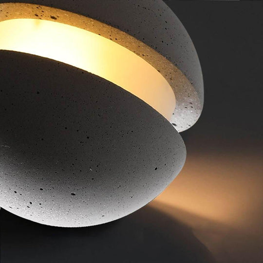 Vintage Ceramic Pendant Light with Unique LED Spherical Design