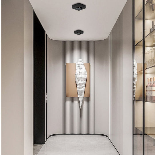 Square LED Anti Glare Flush Mount Ceiling Light