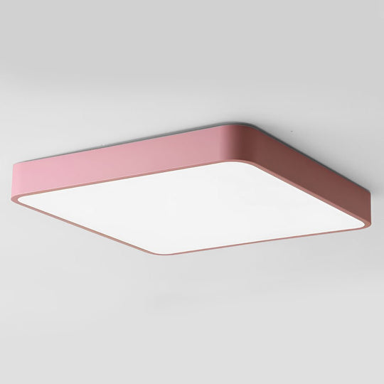 Square LED Flush Mount Light for Baby & Kids Rooms, Living Room, or Bedroom