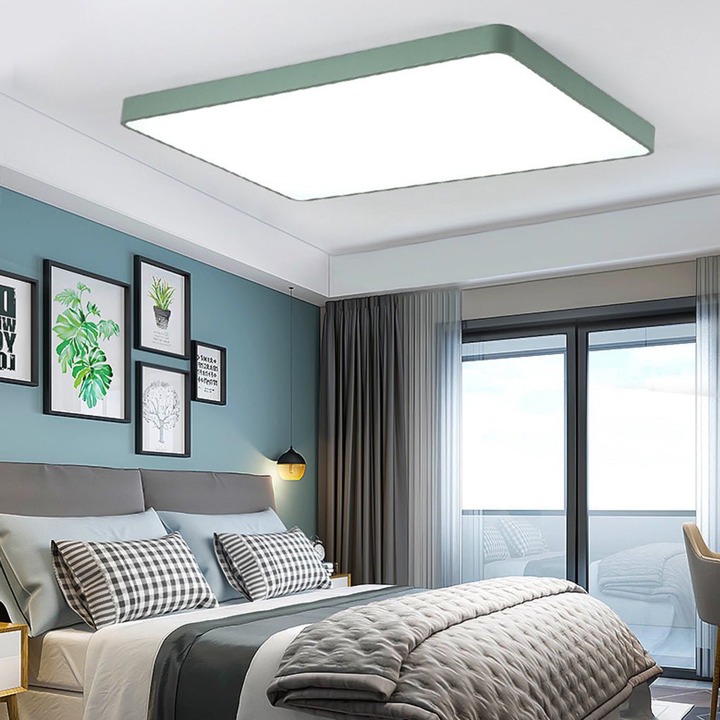 Square LED Flush Mount Light for Baby & Kids Rooms, Living Room, or Bedroom