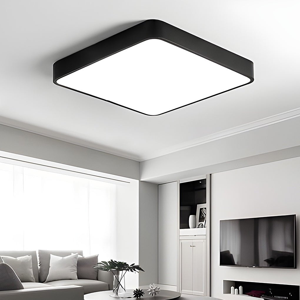 Square LED Flush Mount Light for Baby & Kids Rooms, Living Room, or Bedroom