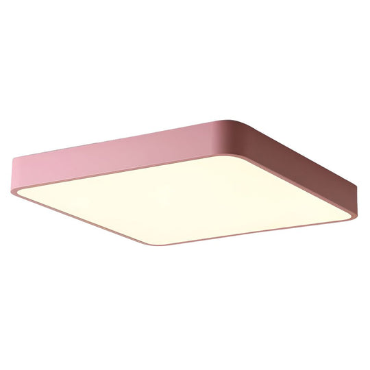 Square LED Flush Mount Light for Baby & Kids Rooms, Living Room, or Bedroom